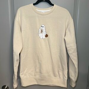 NWOT Ghost Spooky Sweatshirt